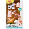 imageMelissa ampamp Doug Pop Blocs Farm Animals Educational Baby Toy  10 Linkable PiecesBaby Toy