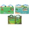 imageMelissa ampamp Doug Puffy Sticker Activity Books Set of 3  DressUp Princess ampamp Mermaid with 208 Reusable Stickers and FoldOut Scenes MessFree Travel Toys for Kids Ages 4  FSC CertifiedPirate  Safari  Farm