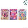 imageMelissa ampamp Doug Puffy Sticker Activity Books Set of 3  DressUp Princess ampamp Mermaid with 208 Reusable Stickers and FoldOut Scenes MessFree Travel Toys for Kids Ages 4  FSC CertifiedDressUp  Princess  Mermaid