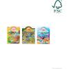 imageMelissa ampamp Doug Puffy Sticker Activity Books Set of 3  DressUp Princess ampamp Mermaid with 208 Reusable Stickers and FoldOut Scenes MessFree Travel Toys for Kids Ages 4  FSC CertifiedSafari  Dinosaur  Ocean