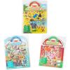 imageMelissa ampamp Doug Puffy Sticker Activity Books Set of 3  DressUp Princess ampamp Mermaid with 208 Reusable Stickers and FoldOut Scenes MessFree Travel Toys for Kids Ages 4  FSC CertifiedPirate  Safari  Farm