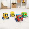 imageMelissa ampamp Doug PullBack Construction Vehicles  Soft Baby Toy Play Set of 4 VehiclesStandard Packaging