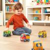 imageMelissa ampamp Doug PullBack Construction Vehicles  Soft Baby Toy Play Set of 4 VehiclesStandard Packaging