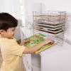 imageMelissa ampamp Doug Puzzle Storage Rack  Wire Rack Holds 12 PuzzlesDeluxe Fit