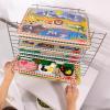 imageMelissa ampamp Doug Puzzle Storage Rack  Wire Rack Holds 12 PuzzlesDeluxe Fit