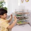 imageMelissa ampamp Doug Puzzle Storage Rack  Wire Rack Holds 12 PuzzlesDeluxe Fit