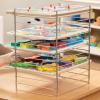 imageMelissa ampamp Doug Puzzle Storage Rack  Wire Rack Holds 12 PuzzlesMulti Fit