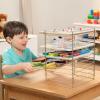 imageMelissa ampamp Doug Puzzle Storage Rack  Wire Rack Holds 12 PuzzlesMulti Fit