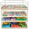imageMelissa ampamp Doug Puzzle Storage Rack  Wire Rack Holds 12 PuzzlesMulti Fit