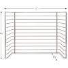 imageMelissa ampamp Doug Puzzle Storage Rack  Wire Rack Holds 12 PuzzlesSingle Fit