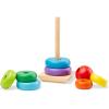imageMelissa ampamp Doug Rainbow Stacker Wooden Ring Educational Toy  Wooden Stacking Rings Stacker Toys for Toddlers Ages 2