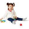 imageMelissa ampamp Doug Rainbow Stacker Wooden Ring Educational Toy  Wooden Stacking Rings Stacker Toys for Toddlers Ages 2