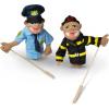 imageMelissa ampamp Doug Rescue Puppet Set  Police Officer and FirefighterPolice Officer and Firefighter