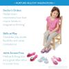 imageMelissa ampamp Doug Role Play Collection  Step in Style DressUp Shoes Set 4 Pairs Multicolored 11quot x 12quot x 45quot Packaged