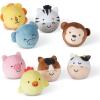 imageMelissa ampamp Doug Rollables Safari and Farm Friends Infant and Toddler Toy 2Pack