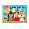 imageMelissa ampamp Doug Safari Buddies Hand Puppets Set of 6 Elephant Tiger Parrot Giraffe Monkey Zebra Soft Plush Puppet Stuffed Animals Pretend Play Toddler Toys for Girls ampamp Boys 2