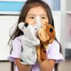 imageMelissa ampamp Doug Safari Buddies Hand Puppets Set of 6 Elephant Tiger Parrot Giraffe Monkey Zebra Soft Plush Puppet Stuffed Animals Pretend Play Toddler Toys for Girls ampamp Boys 2