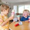 imageMelissa ampamp Doug Scoop and Stack Ice Cream Cone Wooden Magnetic Pretend Play Food Set Preschool Toy Play Ice Cream Set Pretend Food Toy for Toddlers and Kids Ages 3  FSCCertifiedIce Cream
