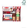 imageMelissa ampamp Doug Scoop and Stack Ice Cream Cone Wooden Magnetic Pretend Play Food Set Preschool Toy Play Ice Cream Set Pretend Food Toy for Toddlers and Kids Ages 3  FSCCertifiedIce Cream