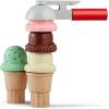 imageMelissa ampamp Doug Scoop and Stack Ice Cream Cone Wooden Magnetic Pretend Play Food Set Preschool Toy Play Ice Cream Set Pretend Food Toy for Toddlers and Kids Ages 3  FSCCertifiedIce Cream