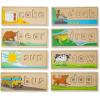 imageMelissa ampamp Doug See ampamp Spell Wooden Educational Toy with 8 DoubleSided Spelling Boards and 64 Letters Preschool Learning Activities See ampamp Spell Learning Toys for Kids Ages 4English