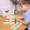 imageMelissa ampamp Doug See ampamp Spell Wooden Educational Toy with 8 DoubleSided Spelling Boards and 64 Letters Preschool Learning Activities See ampamp Spell Learning Toys for Kids Ages 4Spanish