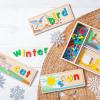 imageMelissa ampamp Doug See ampamp Spell Wooden Educational Toy with 8 DoubleSided Spelling Boards and 64 Letters Preschool Learning Activities See ampamp Spell Learning Toys for Kids Ages 4English