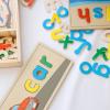 imageMelissa ampamp Doug See ampamp Spell Wooden Educational Toy with 8 DoubleSided Spelling Boards and 64 Letters Preschool Learning Activities See ampamp Spell Learning Toys for Kids Ages 4English