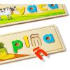 imageMelissa ampamp Doug See ampamp Spell Wooden Educational Toy with 8 DoubleSided Spelling Boards and 64 Letters Preschool Learning Activities See ampamp Spell Learning Toys for Kids Ages 4Spanish