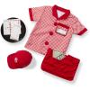imageMelissa ampamp Doug Server Role Play Costume DressUp Set with Realistic Accessories