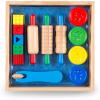 imageMelissa ampamp Doug Shape Model and Mold Clay Activity Set  4 Tubs of Modeling Dough and Tools