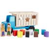 imageMelissa ampamp Doug ShapeSorting Wooden Dump Truck Toy with 9 Colorful Shapes and 2 Play Figures Wooden Vehicle Toys Shape Sorter Toys for Toddlers Ages 2