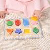 imageMelissa ampamp Doug Shapes Wooden Chunky Puzzle 8 pcs  FSC Certified