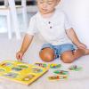 imageMelissa ampamp Doug SingAlong Nursery Rhymes Sound Puzzle Yellow  Wooden Peg Puzzle 8 pcs