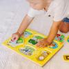 imageMelissa ampamp Doug SingAlong Nursery Rhymes Sound Puzzle Yellow  Wooden Peg Puzzle 8 pcs