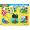 imageMelissa ampamp Doug SingAlong Nursery Rhymes Sound Puzzle Yellow  Wooden Peg Puzzle 8 pcs