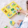 imageMelissa ampamp Doug SingAlong Nursery Rhymes Sound Puzzle Yellow  Wooden Peg Puzzle 8 pcs