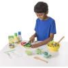 imageMelissa ampamp Doug Slice and Toss Salad Play Food Set  52 Wooden and Felt Pieces
