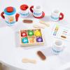 imageMelissa ampamp Doug Smoothie Maker Working Pretend Play Blender Set with Toy Food ampamp Play Kitchen Accessories Preschool Learning Toys for Girls ampamp Boys 3Wooden Steep  Serve Tea Set