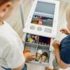 imageMelissa ampamp Doug Snacks ampamp Sweets Food Cart with Play Food Wooden Toys ampamp Kids Play Kitchen Accessories Preschool Learning Toys for Girls ampamp Boys 3
