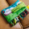imageMelissa ampamp Doug Soft Activity Baby Book  Whose Feet Sensory Toys for Toddlers Travel Toys for Toddlers Boys and Girls