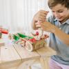 imageMelissa ampamp Doug Solid Wood Project Workbench Play Building Set  STEAM Toy