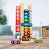 imageMelissa ampamp Doug Stack ampamp Count Wooden Parking Garage with 10 Cars