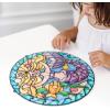imageMelissa ampamp Doug Stained Glass Made Easy Activity Kit Mermaids  140 Stickers Kids Sticker Stained Glass Craft Kit Mermaid Crafts for Kids Ages 5