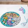 imageMelissa ampamp Doug Stained Glass Made Easy Activity Kit Mermaids  140 Stickers Kids Sticker Stained Glass Craft Kit Mermaid Crafts for Kids Ages 5