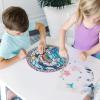 imageMelissa ampamp Doug Stained Glass Made Easy Craft Kit Dolphins  180 Stickers