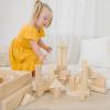 imageMelissa ampamp Doug Standard Unit SolidWood Building Blocks With Wooden Storage Tray 60 pcs