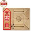 imageMelissa ampamp Doug Standard Unit SolidWood Building Blocks With Wooden Storage Tray 60 pcs