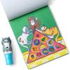 imageMelissa ampamp Doug Sticker Wow 24Page Activity Pad and Sticker Stamper 300 Stickers Arts and Crafts Fidget Toy Collectible Character  Dog  for Kids Ages 3  FSC CertifiedCat