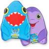 imageMelissa ampamp Doug Sunny Patch Dolphin and Shark Kickboards  LearntoSwim Pool Toys Set of 2